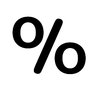 %